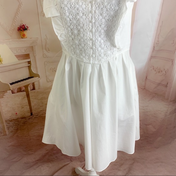 Free People Half Moon Embroidered Mini Dress - Picture 4 of 11